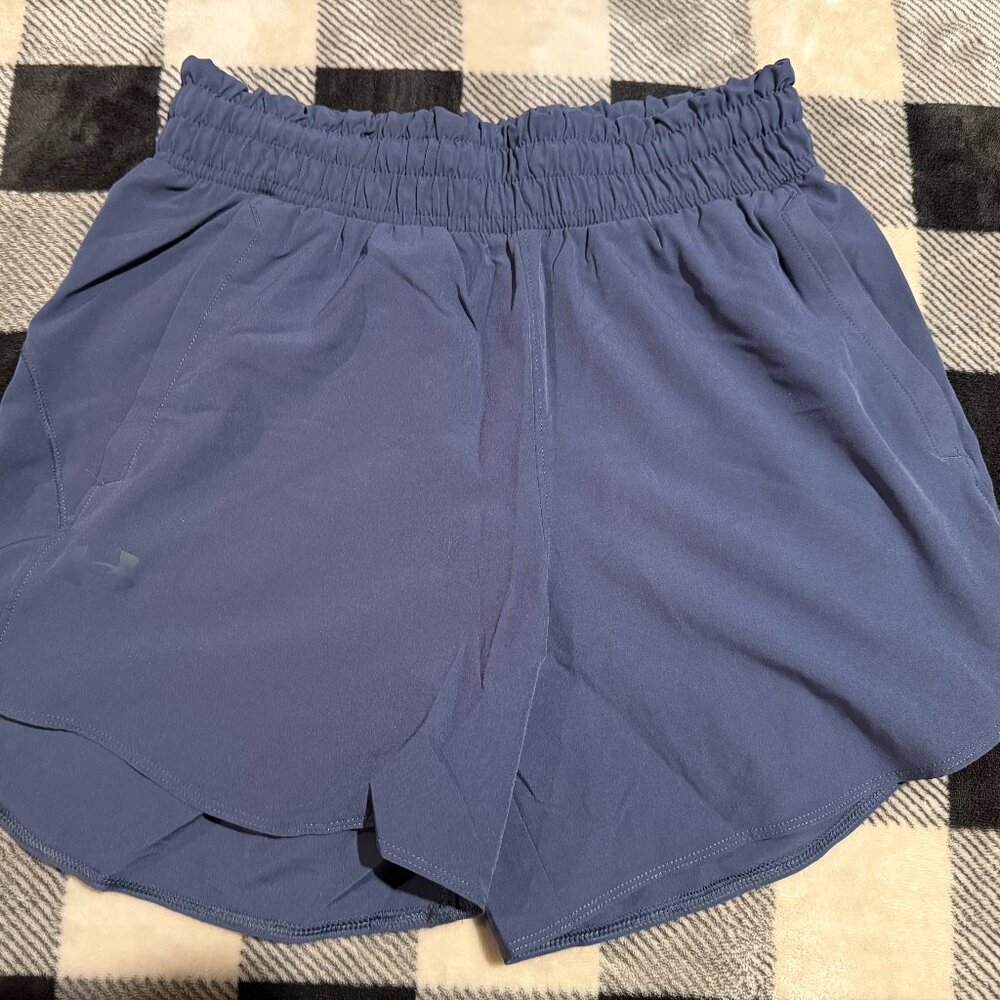 Under Armour Blue High Rise Women's Athletic Shorts